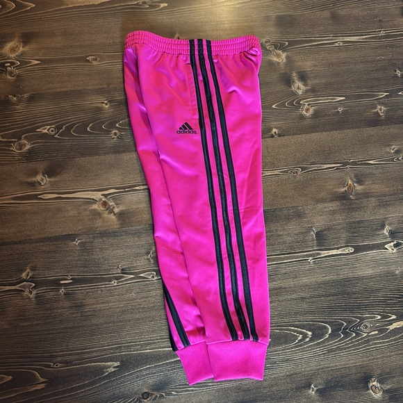 Adidas Fuchsia Tracksuit with Black Accents - Picture 6 of 9